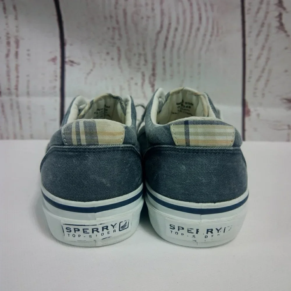 Sperry Top Sider Men's Gray/White Boat Shoes